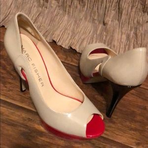 Marc Fisher Peep toe heels